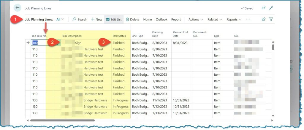 BC Customization JobPlanningLines Add Task Description TaskStatus BLOG | Business Central from NABEEL SHAHID, Solution Architect for Cloud Applications