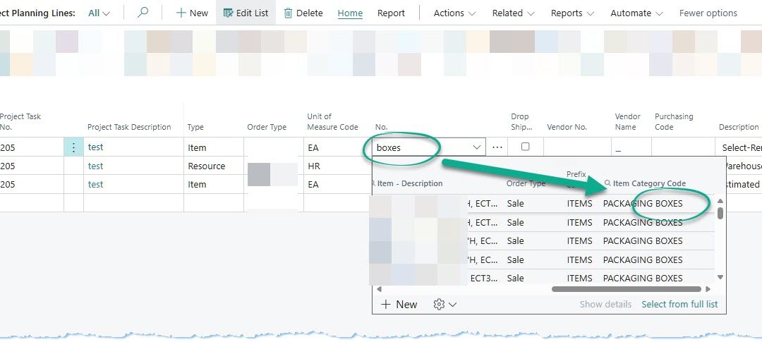 Enhance Item Lookup for Faster Production and Project Planning